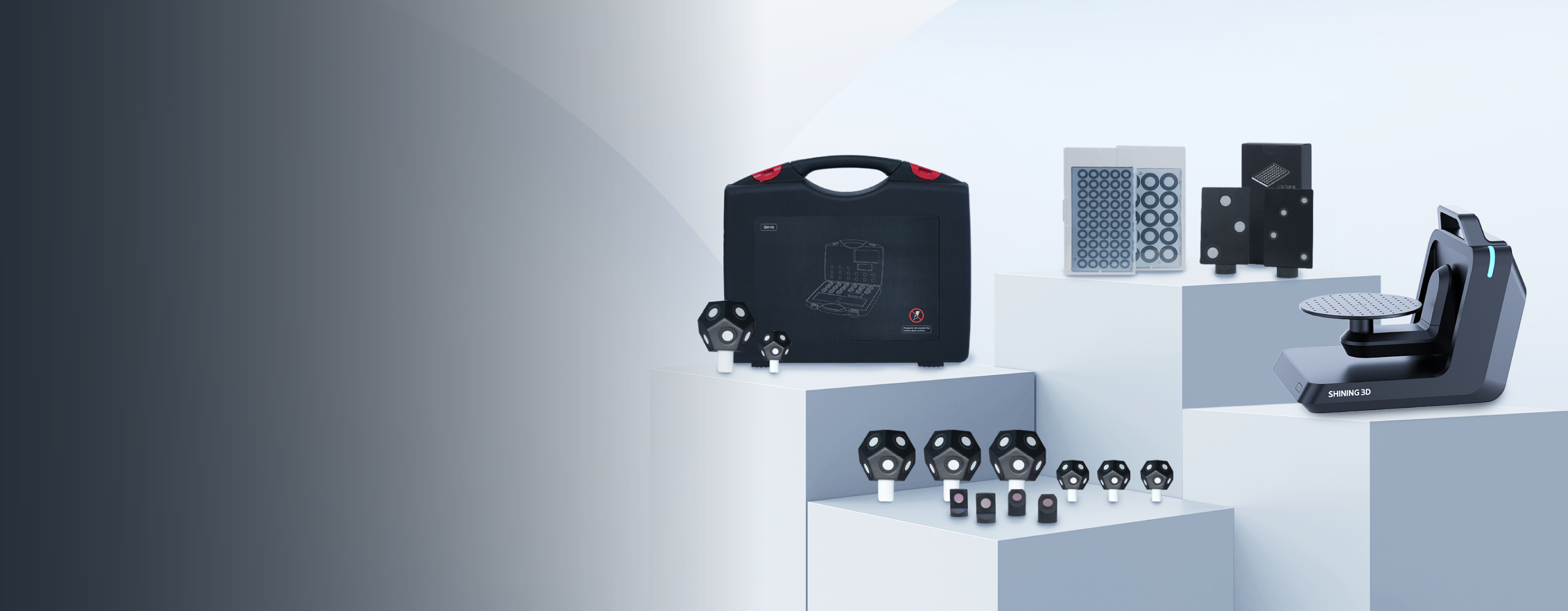 SHINE X TOGETHER 3DISKセット Elevate Your 3D Scanning with Accessories | SHINING 3D Metrology